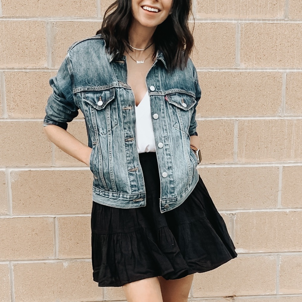 RD STYLE Tiered Mini Skirt